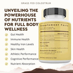 Ancestral Supplements 3000 mg label on bottle showing potency for vitality