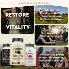 Ancestral Supplements Freeze-dried liver powder closeup highlighting nutrient density