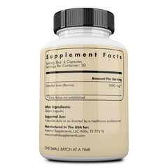 Close-up of Ancestral Supplements Beef Liver capsules for easy daily use