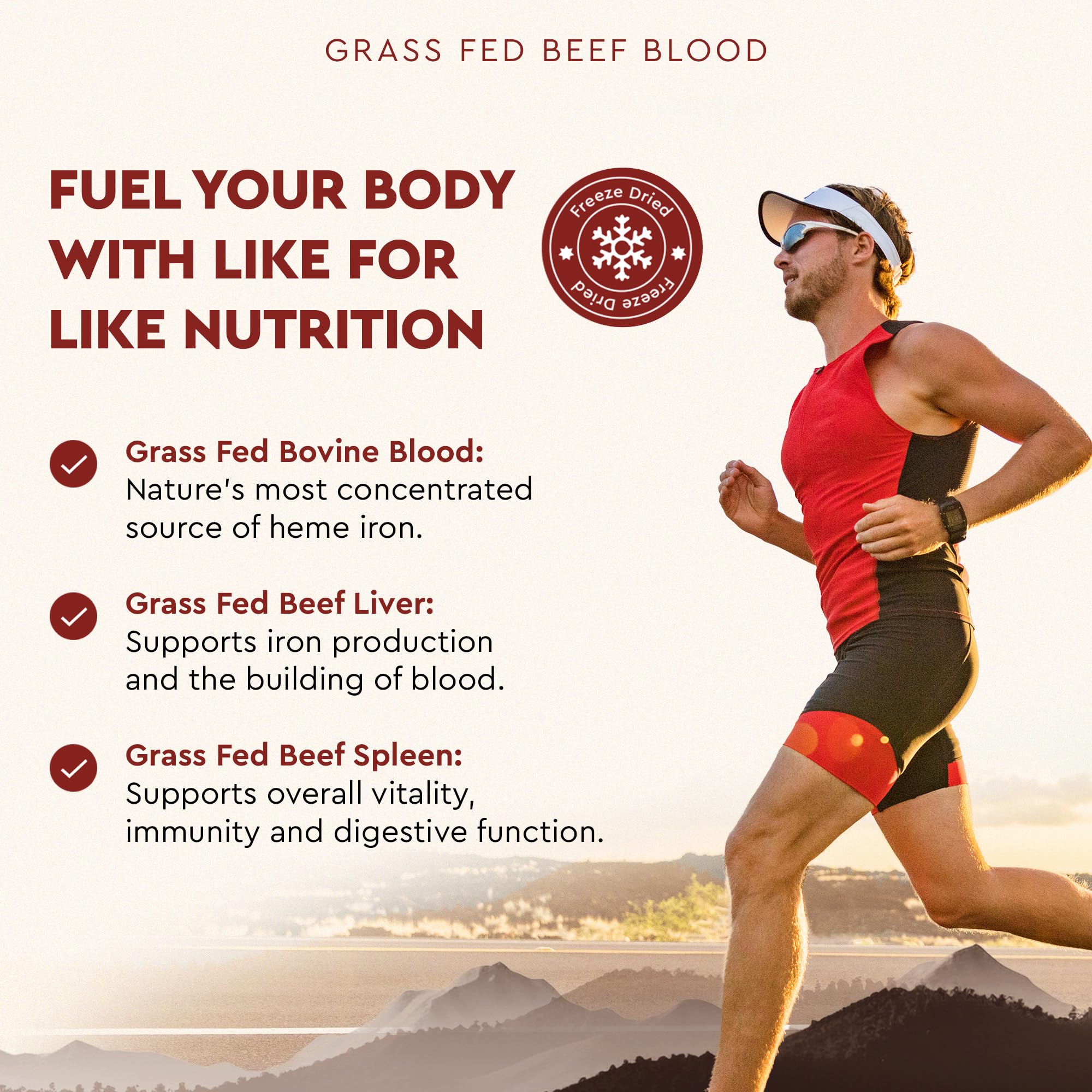 Ancestral Supplements Grass Fed Blood is Blood pasture-raised cows image