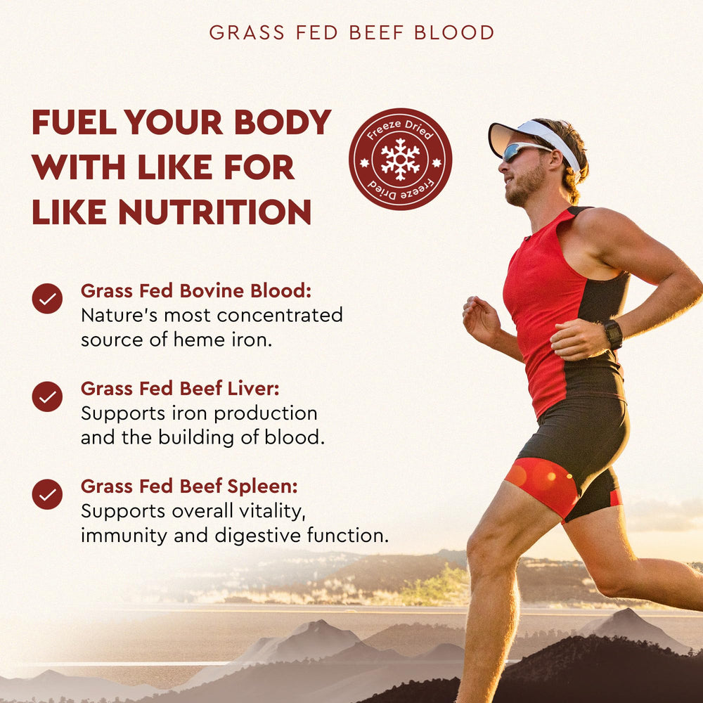 Ancestral Supplements Grass Fed Blood is Blood pasture-raised cows image