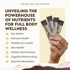 Ancestral Supplements gut health colostrum supporting digestive comfort.