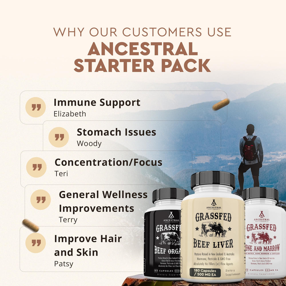 Ancestral Supplements Stack Pack unboxing photo suggests easy integration into routines
