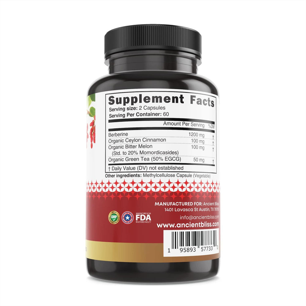 Ancient Bliss bitter melon capsules, ideal for balanced daily wellness.