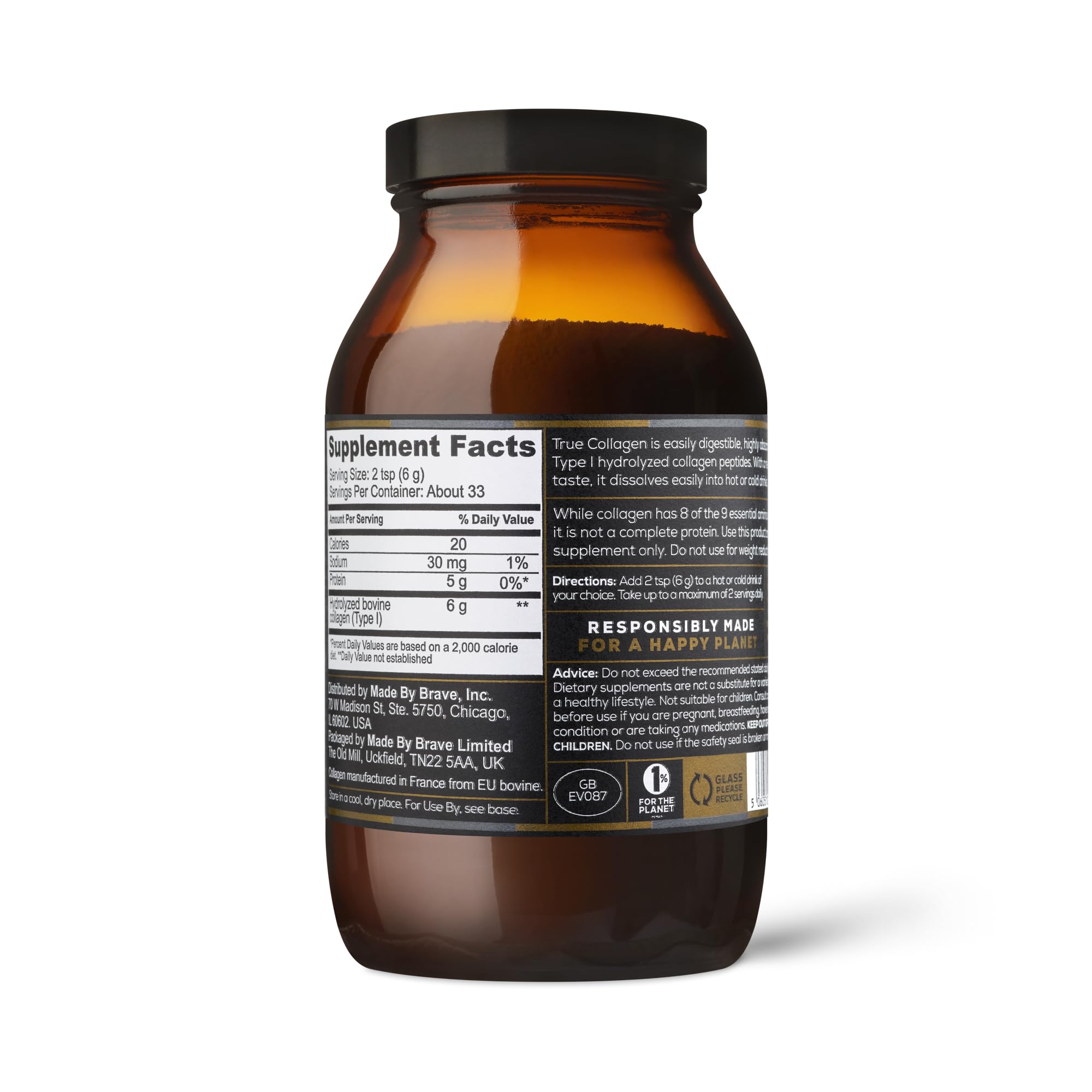 Ancient + Brave collagen powder morning-ritual; seamless addition to warm drinks for calm moments.