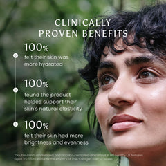 Ancient + Brave collagen powder pour-coffee; blends smoothly for a convenient morning boost.