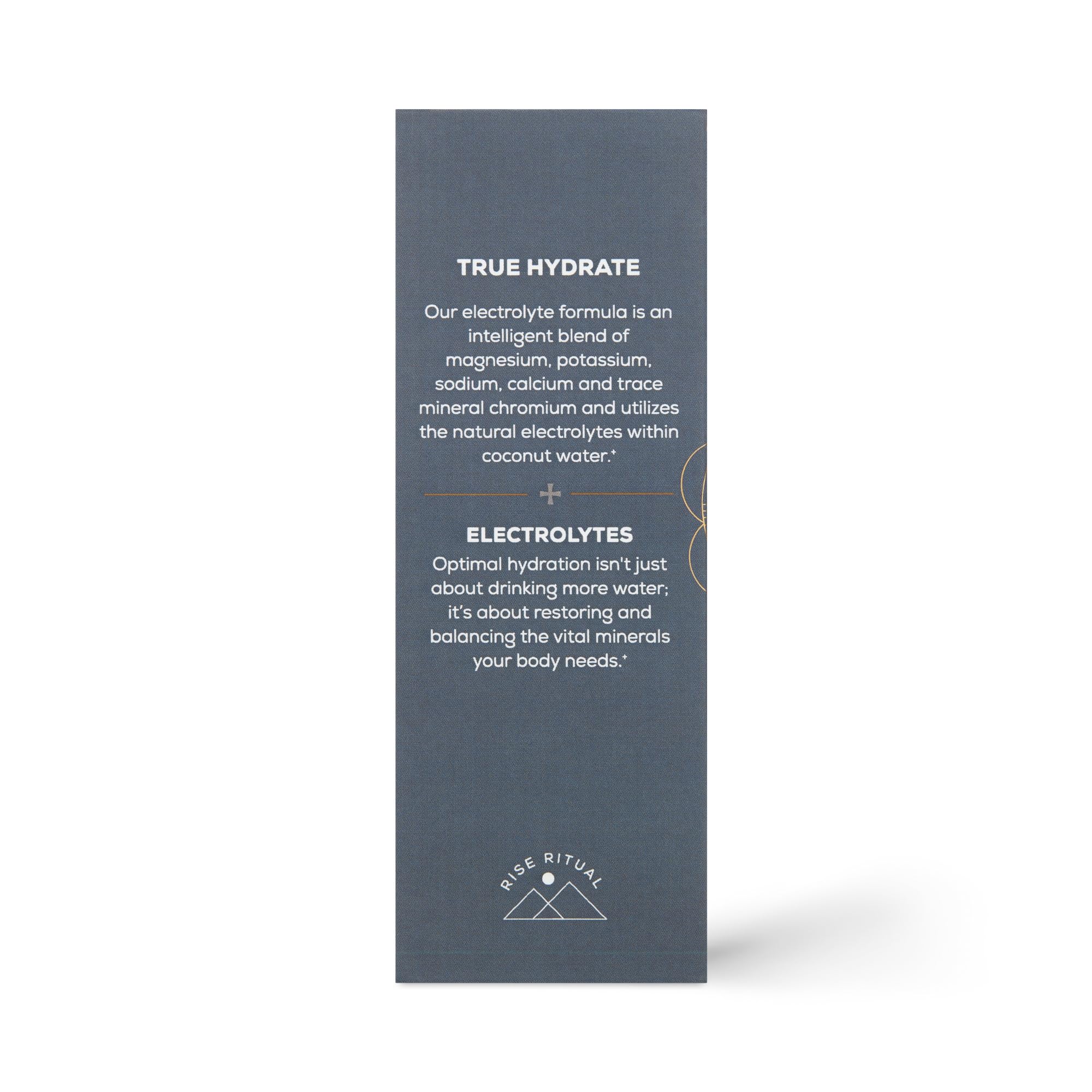 Ancient + Brave True Hydrate vegan mineral blend with marine magnesium.