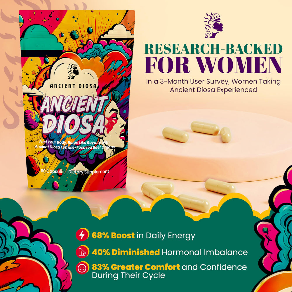 ANCIENT DIOSA Easy daily dosing capsules for energy and resilience