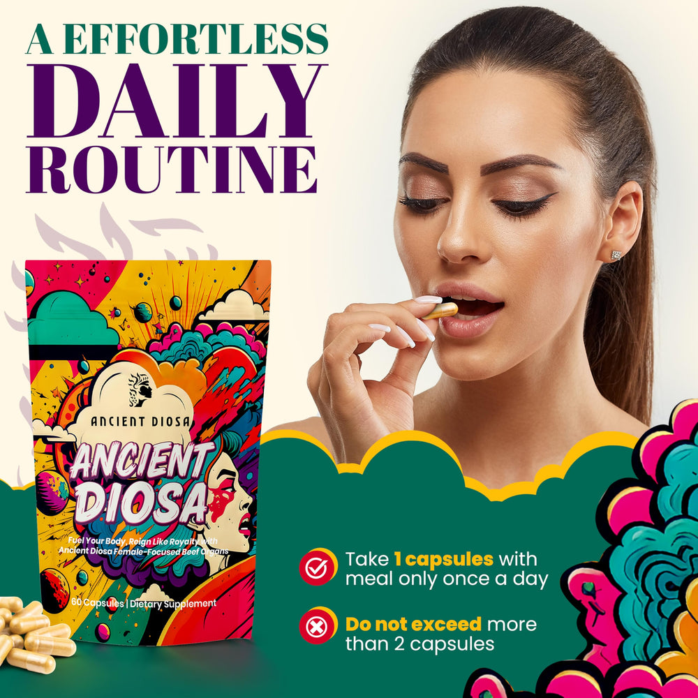 ANCIENT DIOSA Paleo-friendly nutrients packaged for daily use