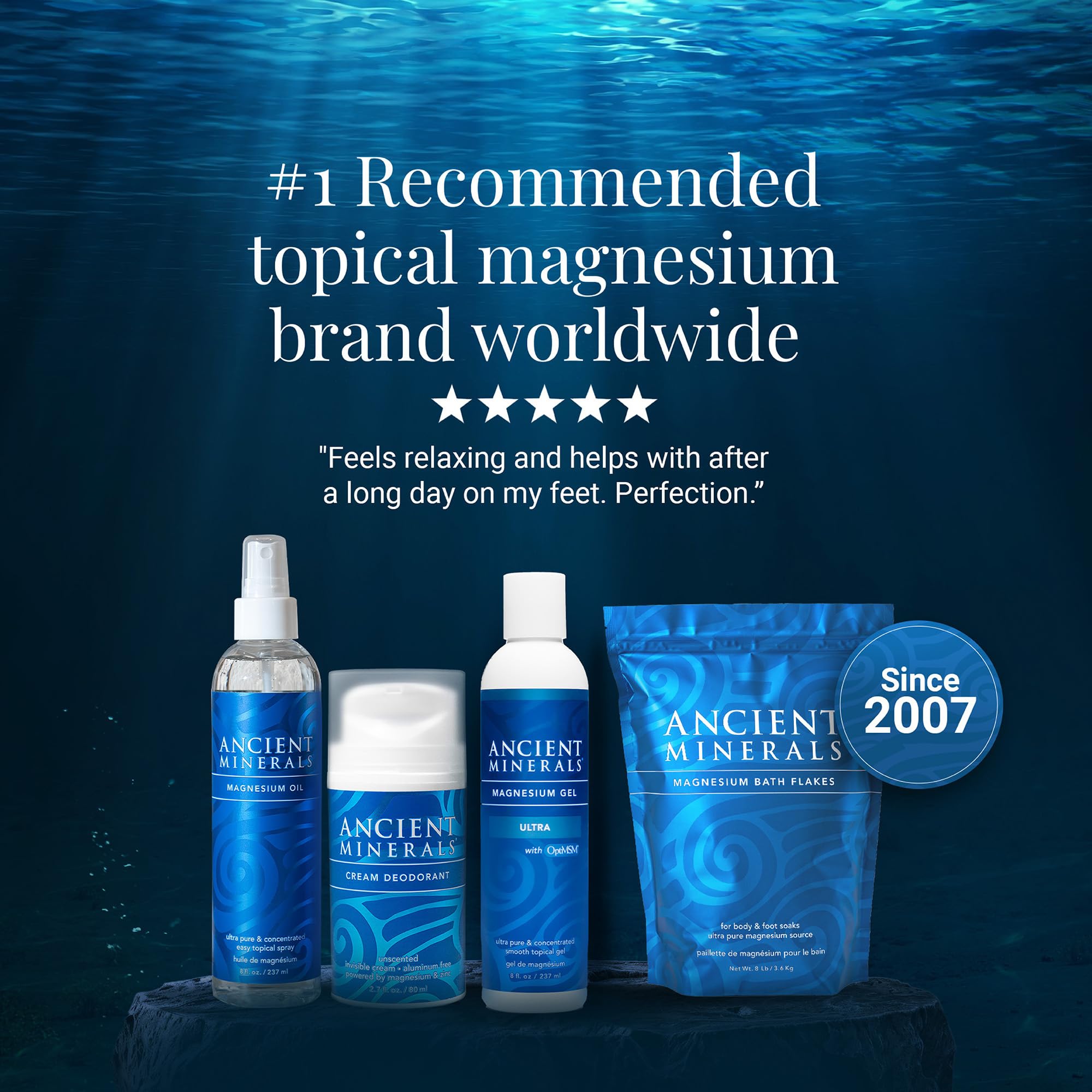 Ancient Minerals dilutable formula shows you can adjust concentration.