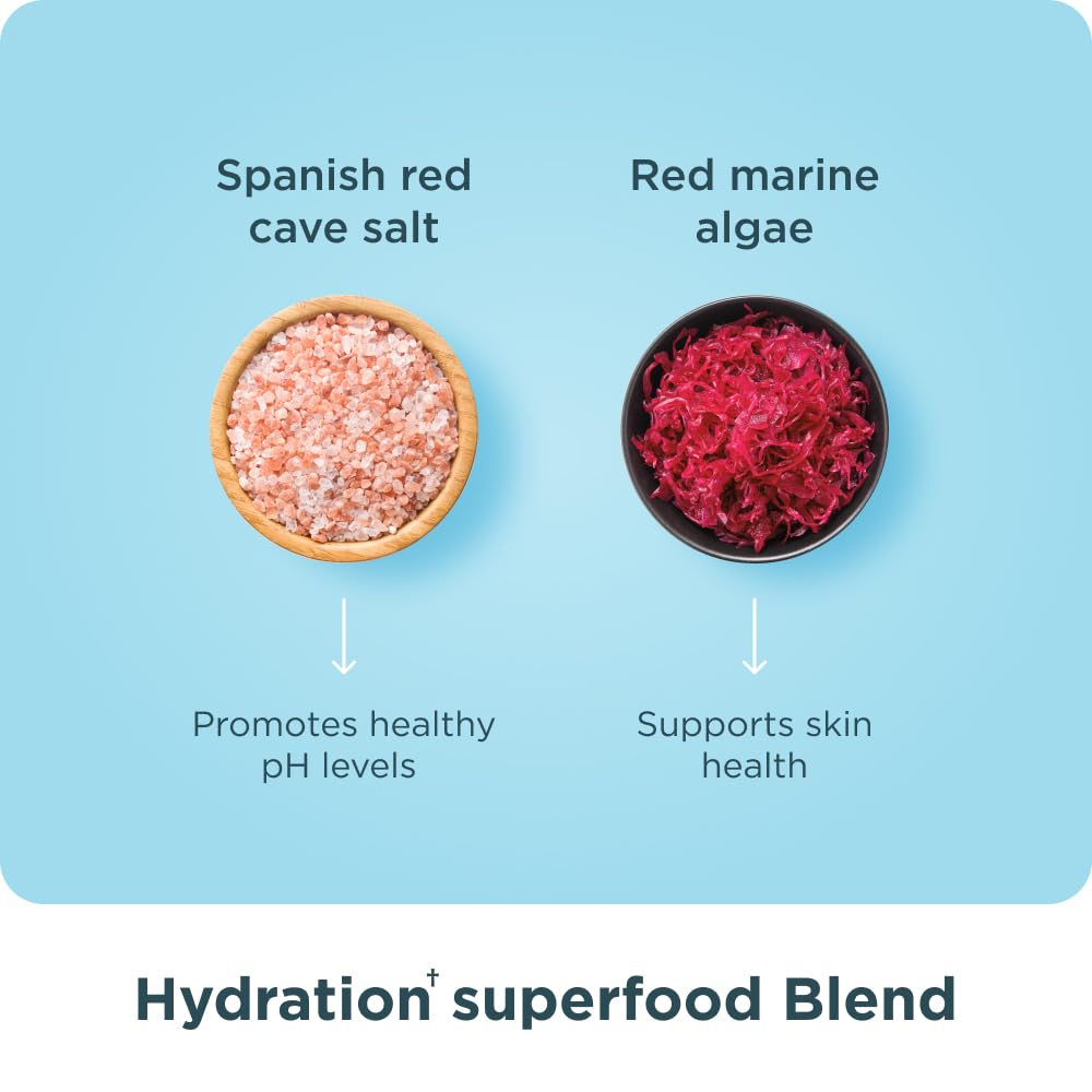Ancient Nutrition Hydrate ingredients label highlighting electrolyte blend.
