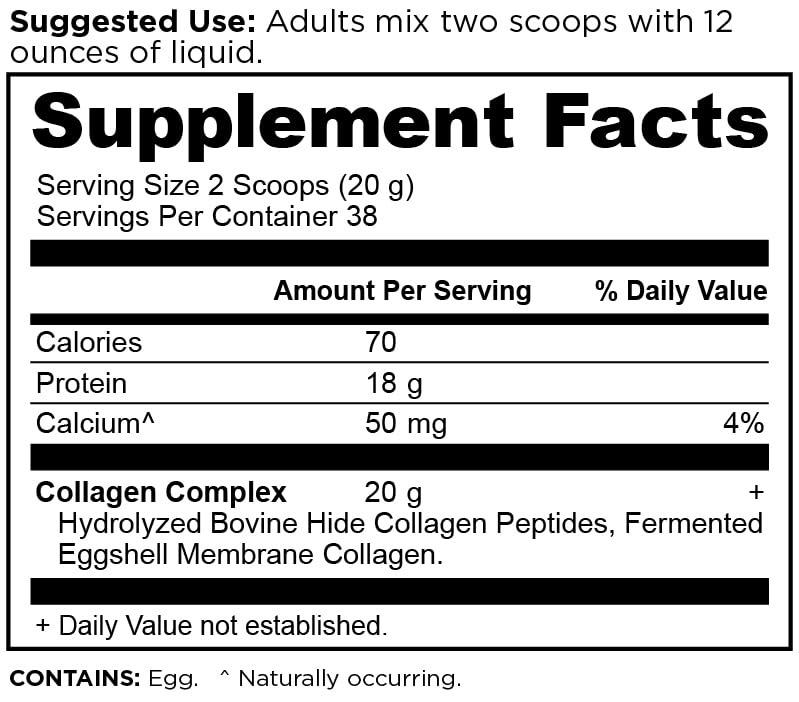 Ancient Nutrition Collagen Peptides powder scoop aids daily use with immune support