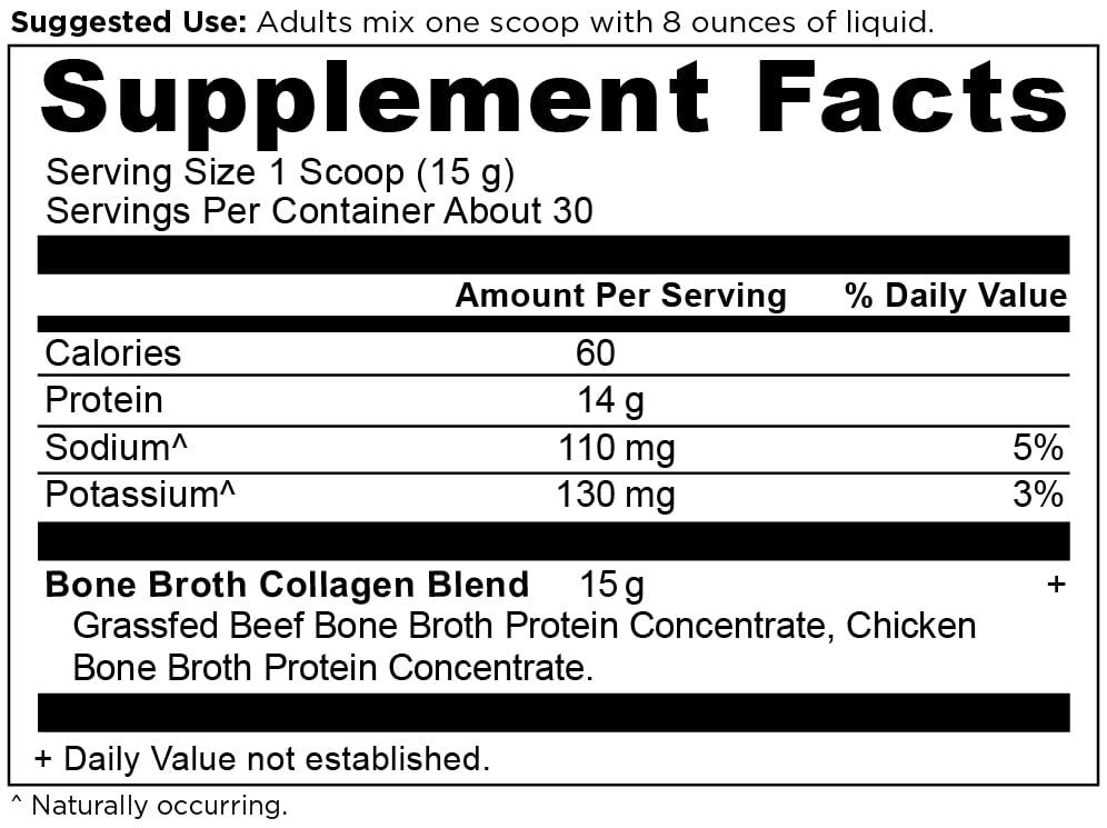 Ancient Nutrition collagen powder scoop measures a serving for convenient daily use.