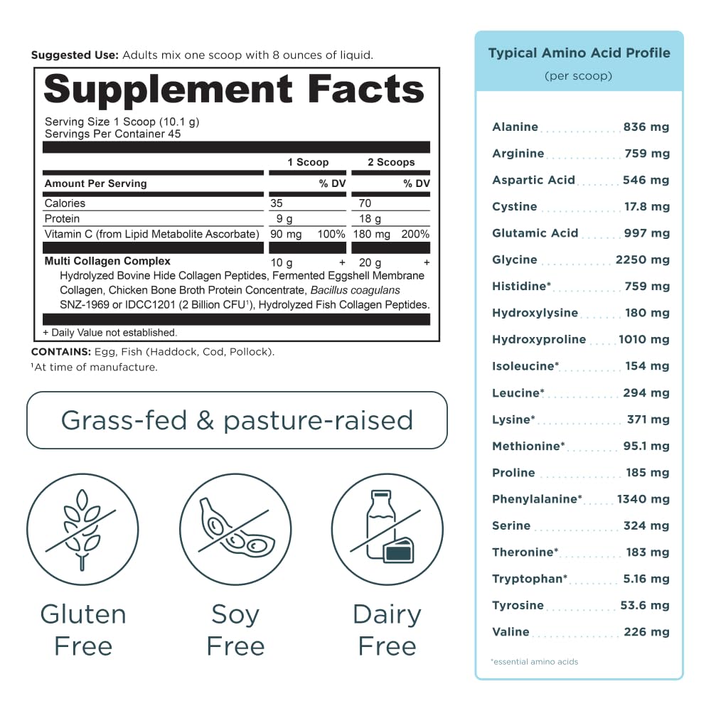 Ancient Nutrition tub with SBO probiotic icon highlighting gut flora support