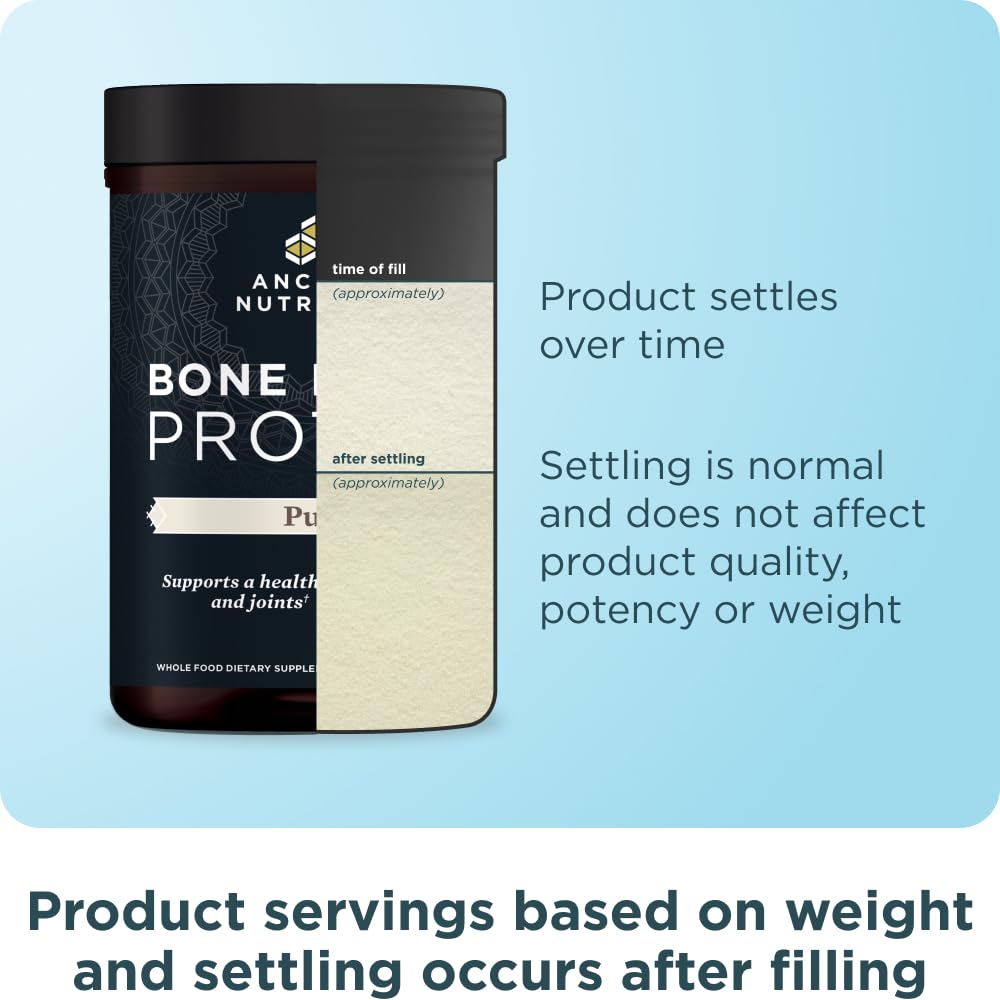 Ancient Nutrition versatile powder blends into smoothies, soups, or hot drinks.