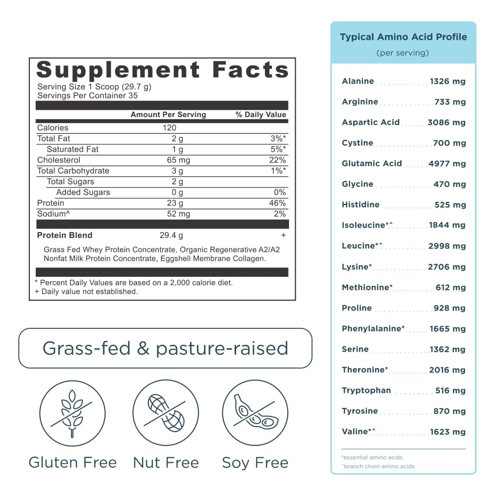 Ancient Nutrition hydrolyzed collagen peptides scoop for joint comfort and mobility.
