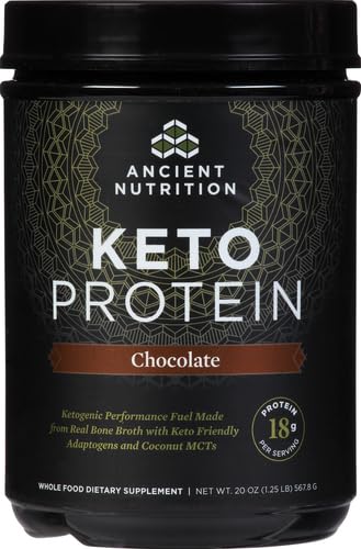 KetoPROTEIN MCT oil bottle with powder for energy.