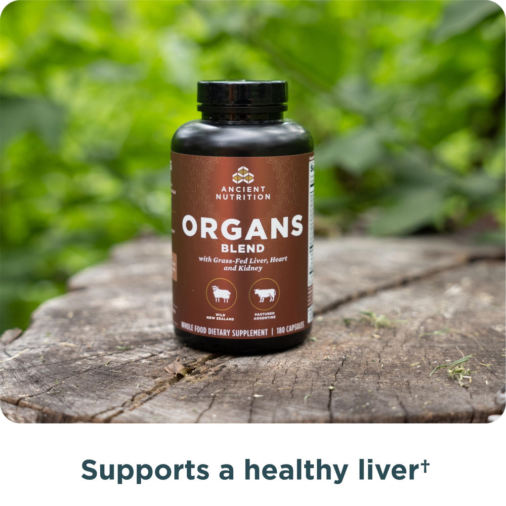 Ancient Nutrition Organ Supplements daily dosage setup illustrating routine use