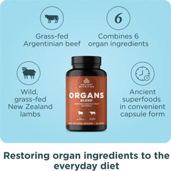 Ancient Nutrition Organ Supplements label detail showing trusted ingredients