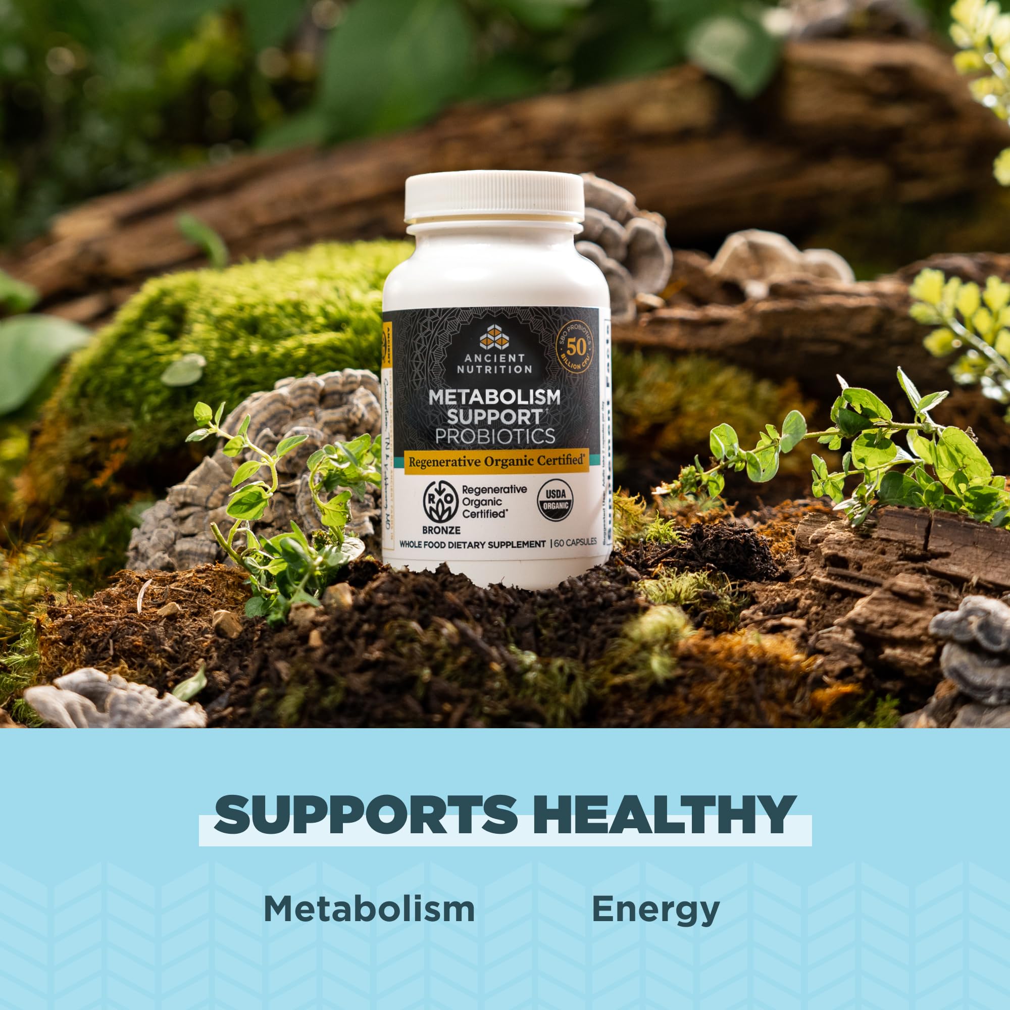 Ancient Nutrition postbiotics support a gut-friendly environment for digestion