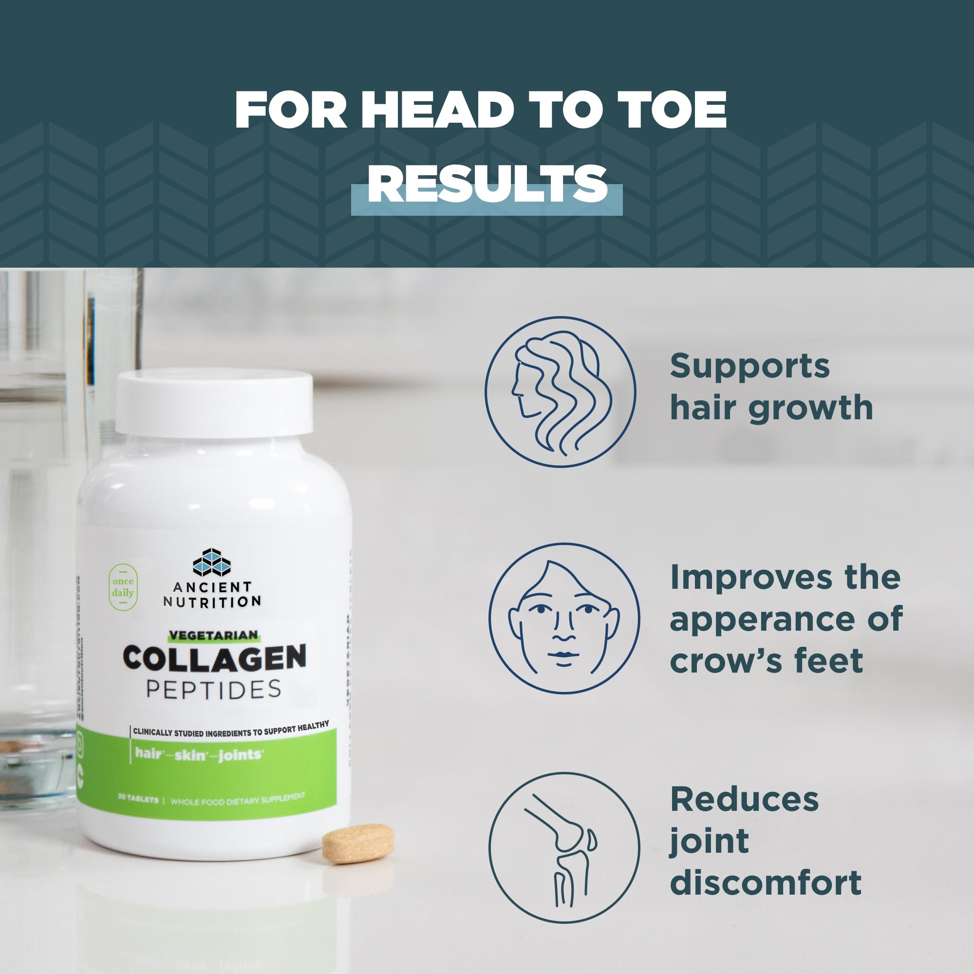 Ancient Nutrition prebiotic probiotic blend with acacia gum, supports gut-friendly balance