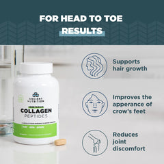 Ancient Nutrition prebiotic probiotic blend with acacia gum, supports gut-friendly balance
