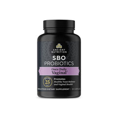 Ancient Nutrition Probiotic Women bottle front showing for daily balance