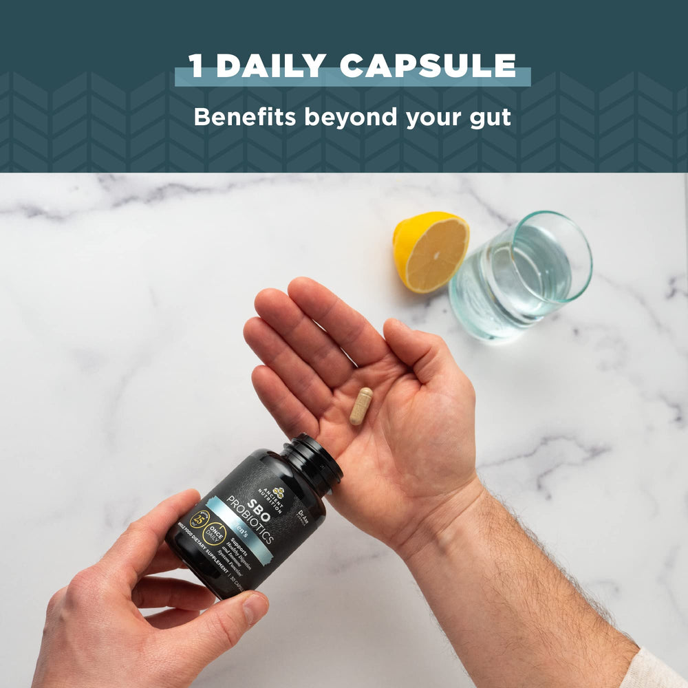 Label emphasizes 25B CFU probiotic potency for daily use.
