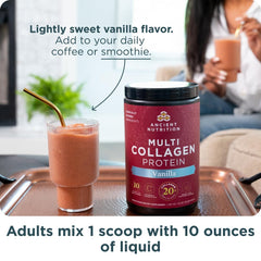 Ancient Nutrition probiotics included; supports gut-friendly daily routine.