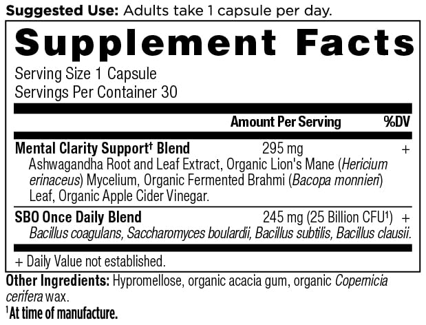 Ancient Nutrition Probiotics capsule close-up highlighting 25B CFU and stability