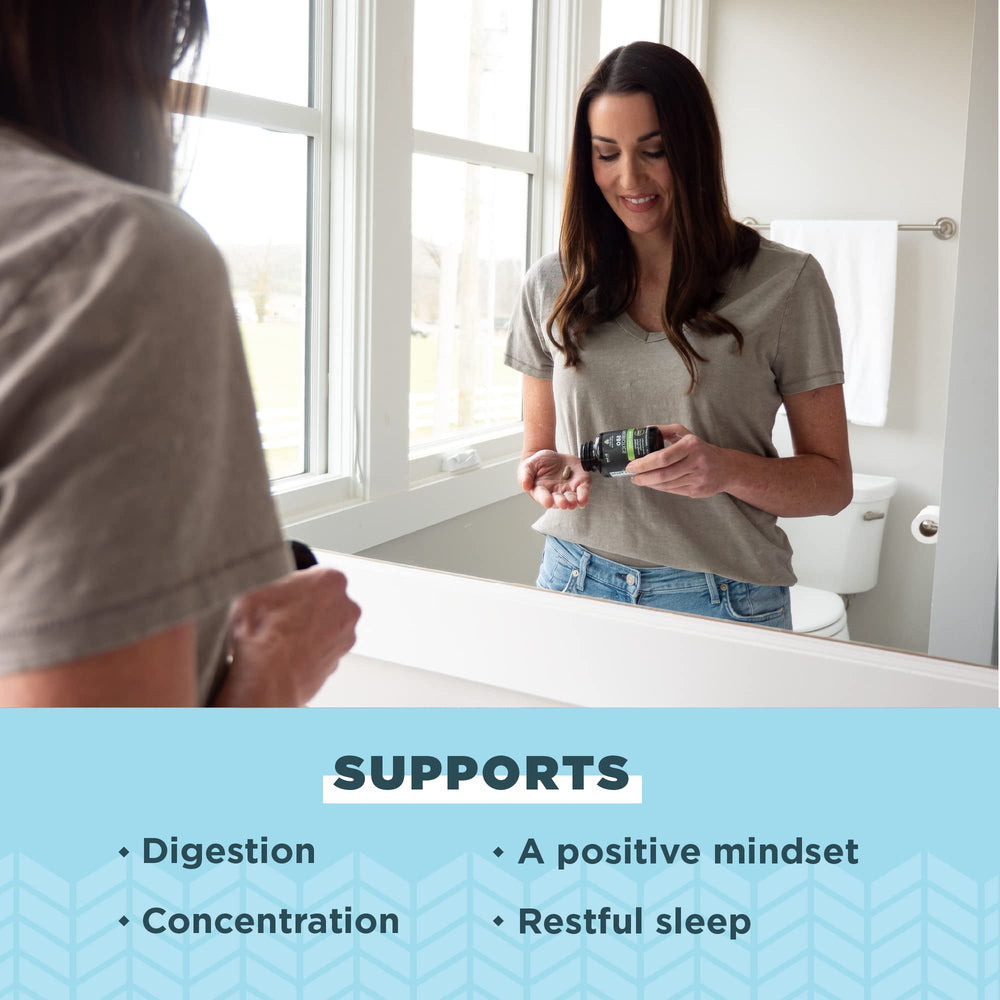 Ancient Nutrition Probiotics label detail showing probiotic strains