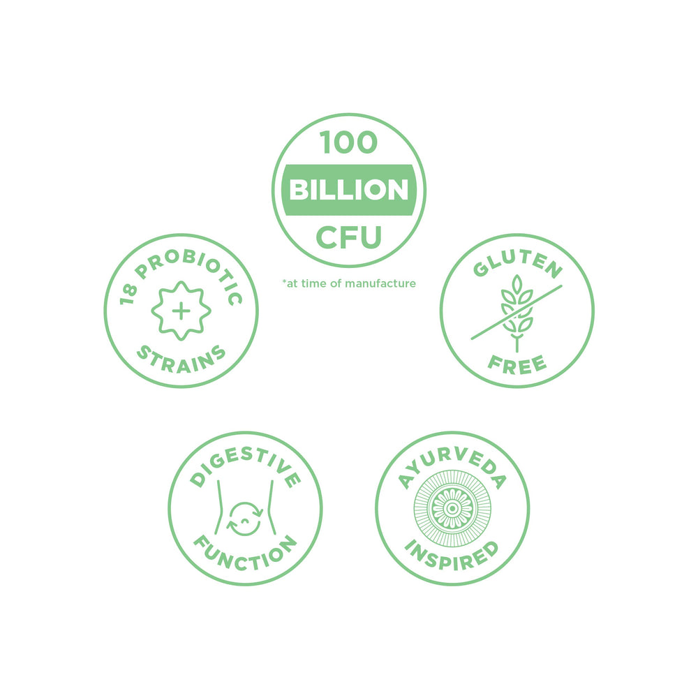 Capsule close-up of Ancient Nutrition Probiotics Ultimate for digestive support.