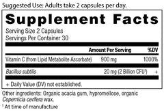 Ancient Nutrition Probiotics bottle label highlights 2 Billion CFU for gut vitality.