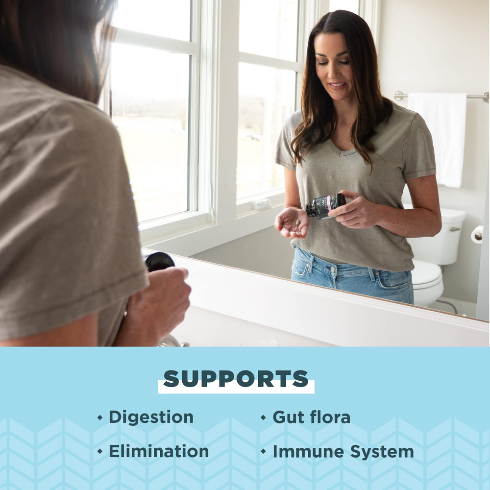 Ancient Nutrition Probiotics for Women label highlighting purity and USA standards