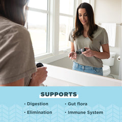 Ancient Nutrition Probiotics for Women label highlighting purity and USA standards