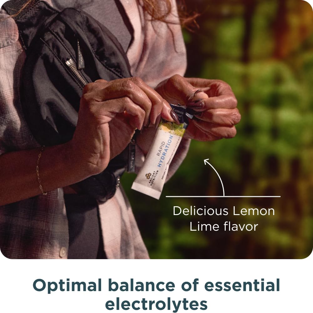 Ancient Nutrition Rapid Hydration with coconut water and red algae provides electrolytes
