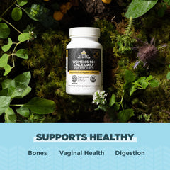 Capsules of Ancient Nutrition probiotics ready for daily use