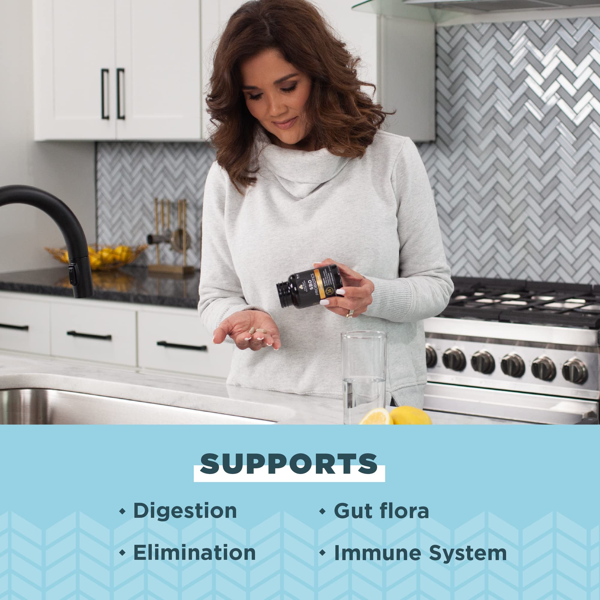 Ancient Nutrition Gut Restore label highlights 25 Billion CFU probiotic blend.