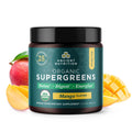 Ancient Nutrition SuperGreens Powder with Probiotics – Organic Mango, 12 Servings, 3.3 oz