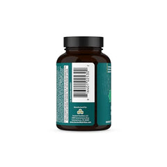 Ancient Nutrition Thyroid Support capsules close-up highlighting the product details and dosage.