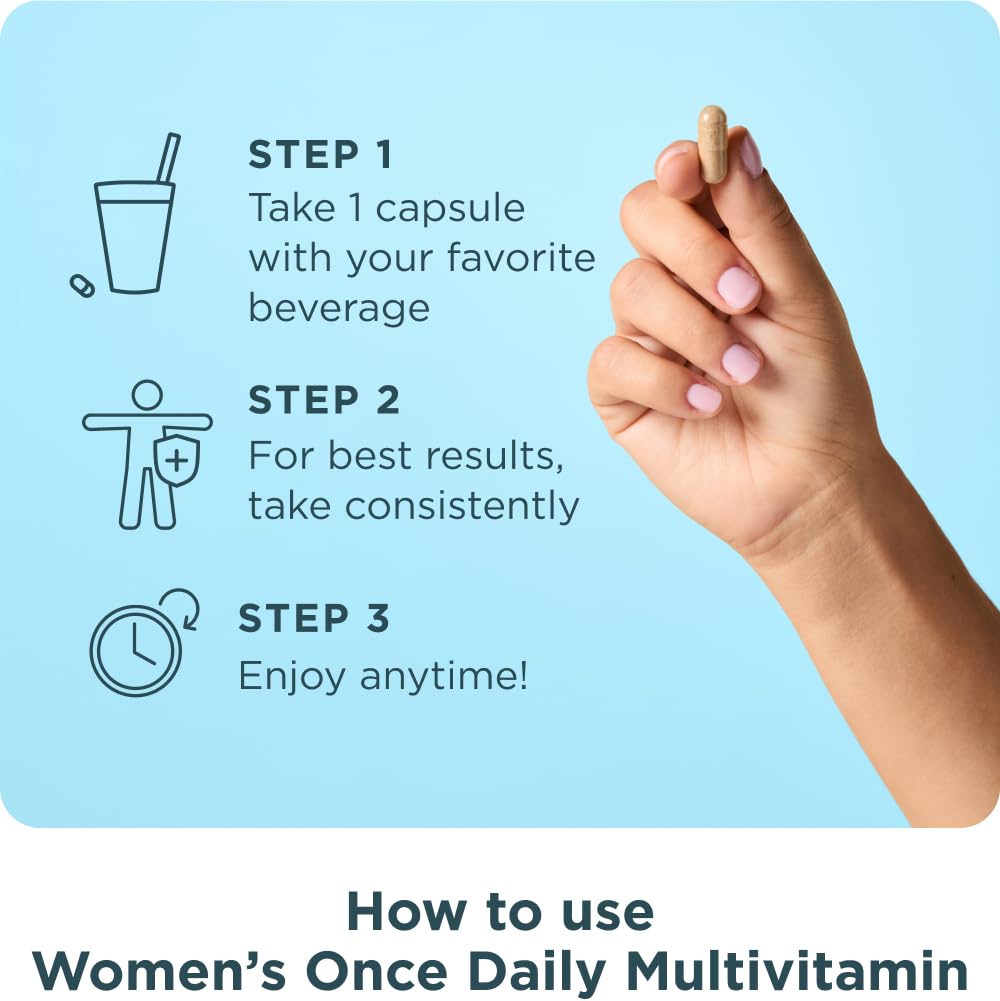 Ancient Nutrition Women’s Multivitamin 30-count packaging on table.
