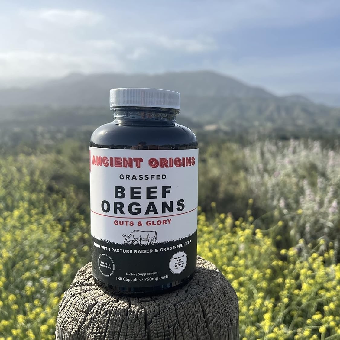 Ancient Origins lab certification image indicating third-party testing for purity