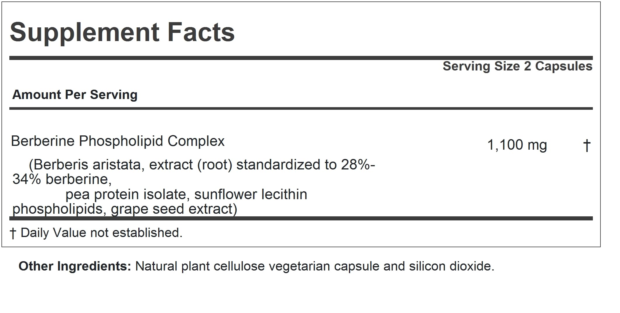 Andrew Lessman Berberine Phospholipid capsules arranged for convenient daily supplementation.