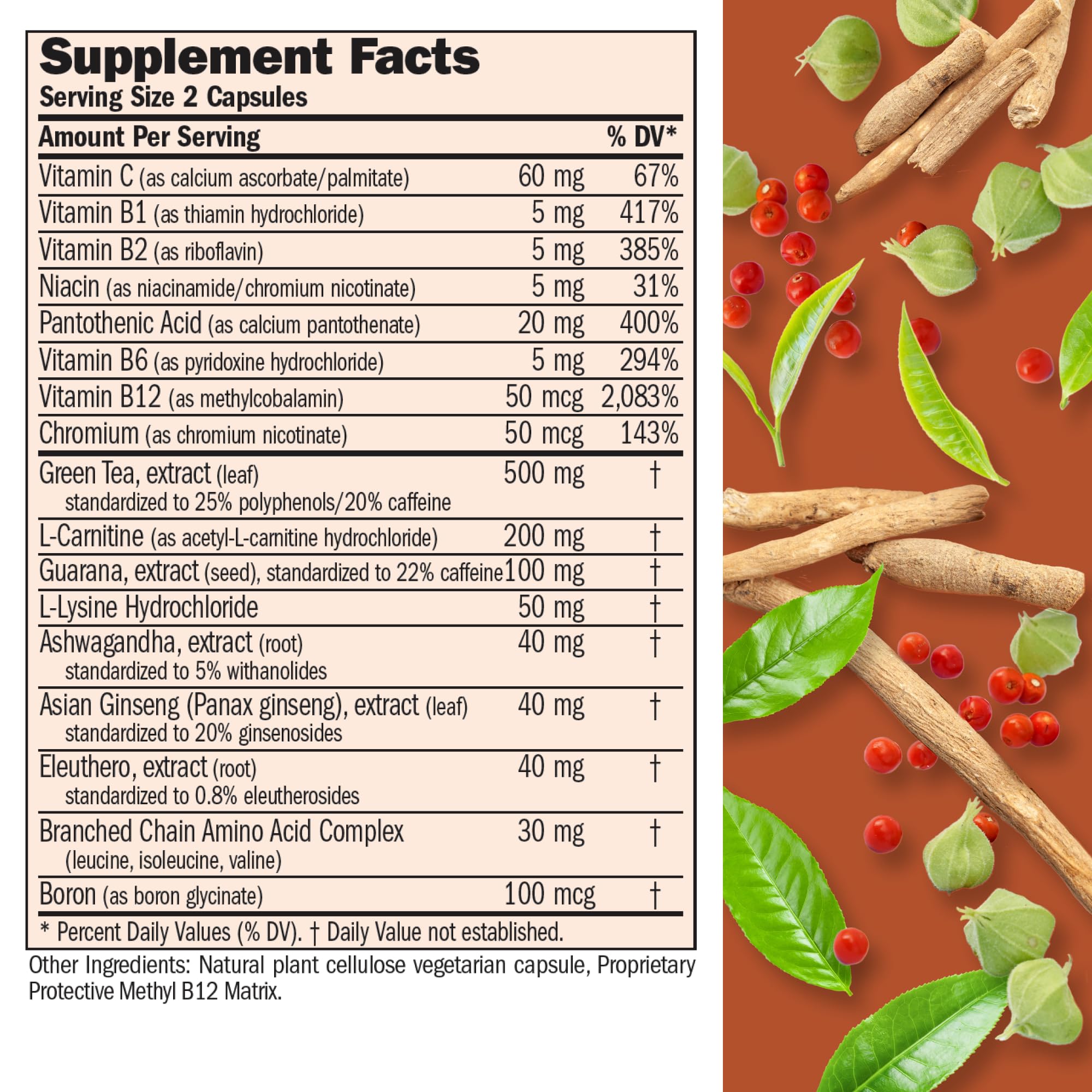 ANDREW LESSMAN Energy and Fat Metabolism capsules packshot highlighting dairy-free capsules