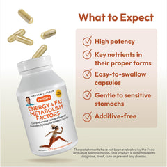 ANDREW LESSMAN Energy and Fat Metabolism ingredient list displays key components