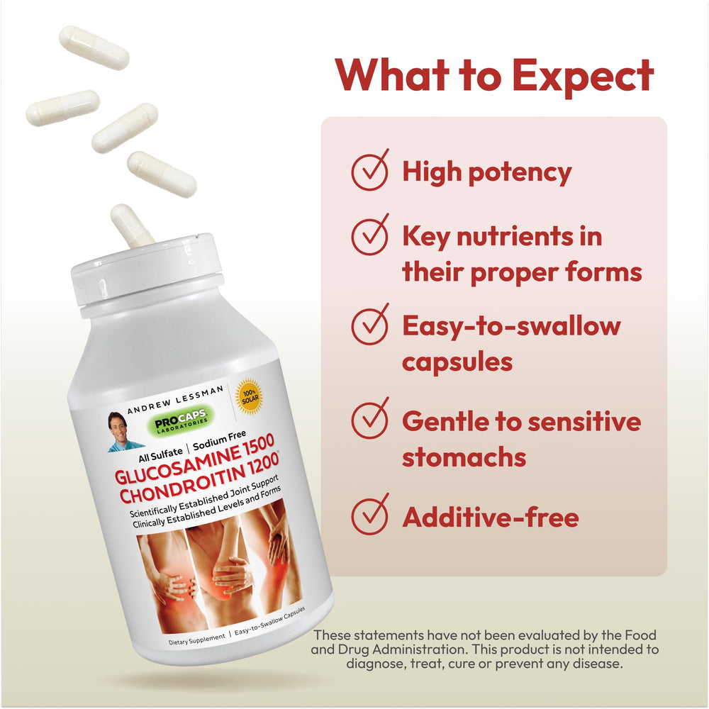 Purity seal indicating high-quality joint support formulation