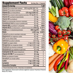 Andrew Lessman nuoncemax label detail showcases vitamin D3 and bioactive nutrients.