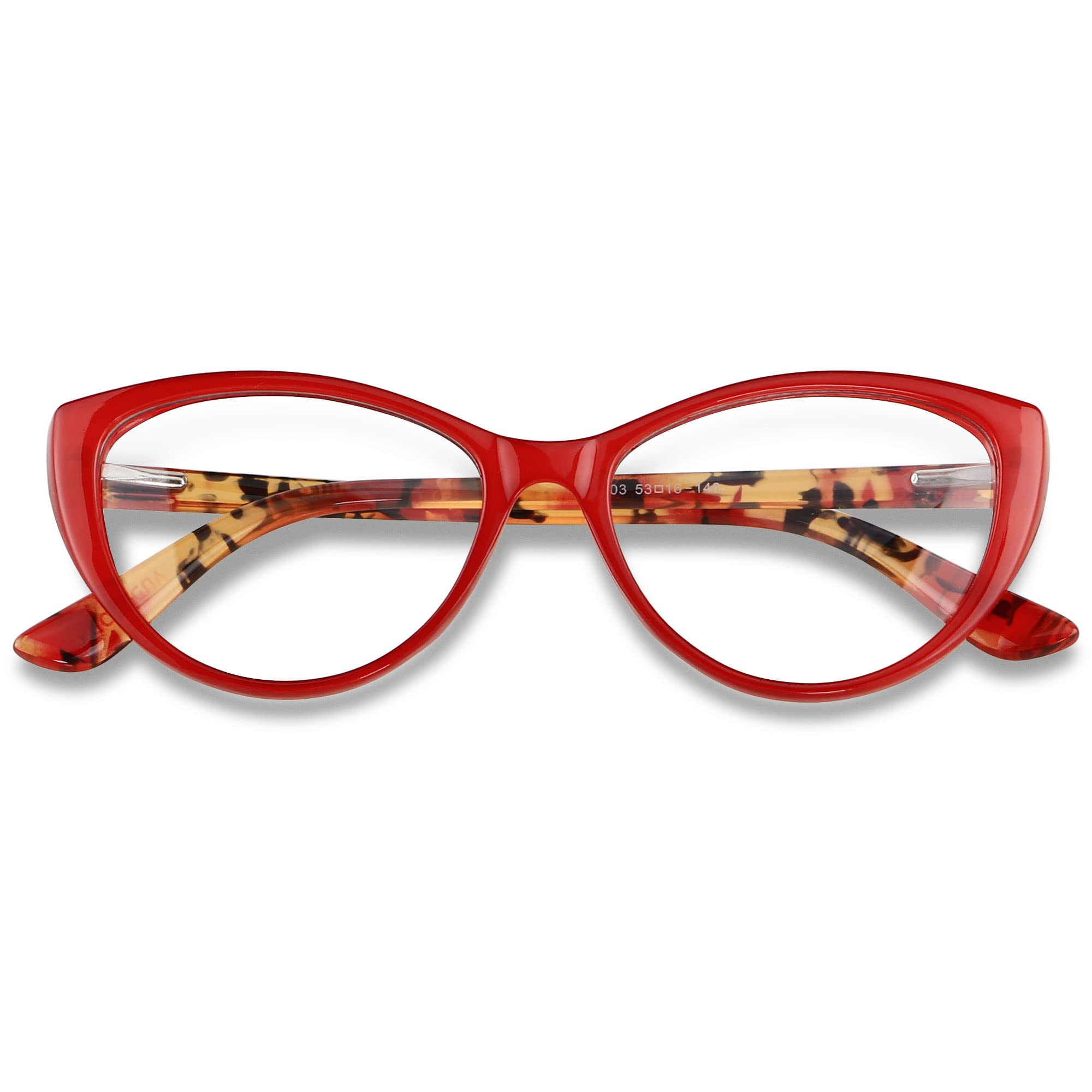 ANDWOOD blue light blocking cat-eye glasses with lightweight frame for daily screen use