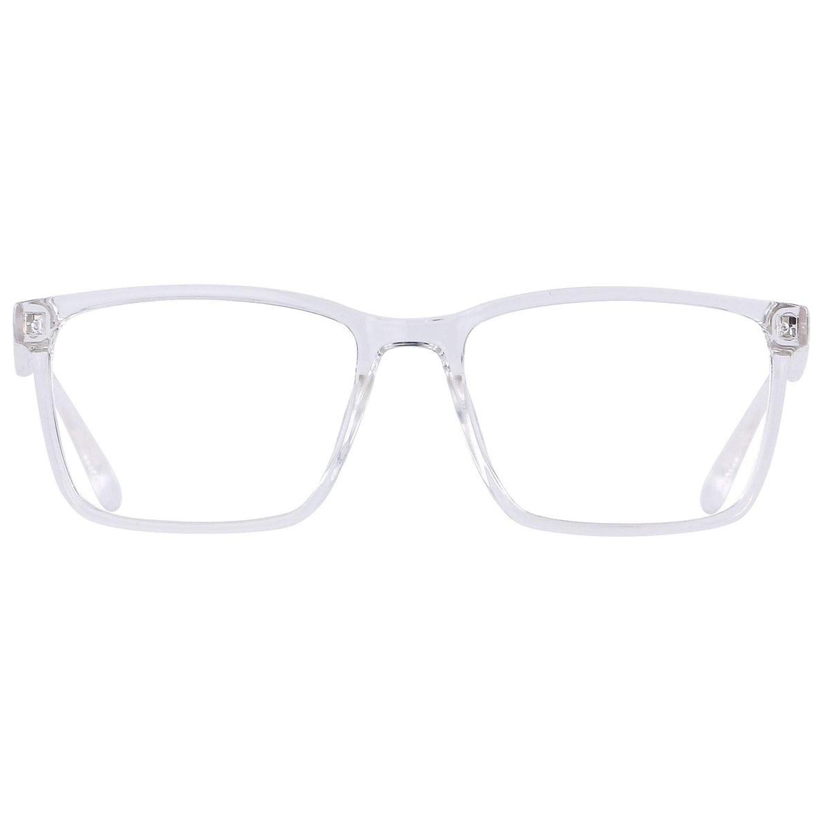 ANDWOOD blue light blocking glasses with large square frame for clear screen viewing