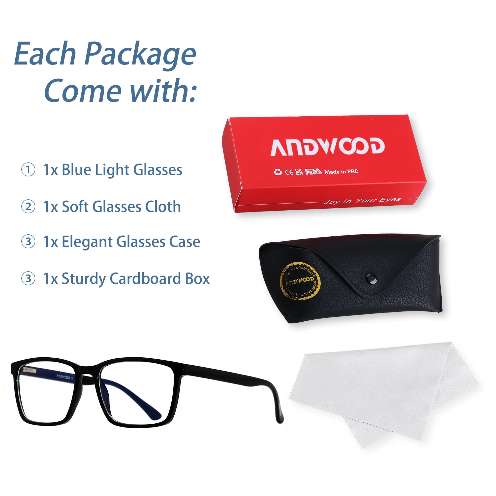 ANDWOOD night-time use for comfortable viewing during late-screen sessions